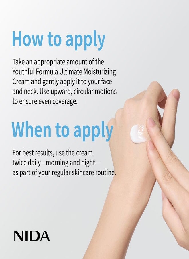 نيدا كريم نيدا يوثفول فورميولا™ المرطب الفائق | سنتيلا أسياتيكا، نياسيناميد، حمض الهيالورونيك، كولاجين | التجاعيد، الخطوط الدقيقة، البقع الداكنة، جفاف البشرة، الاحمرار | 100 مل (تركيبة جديدة) - Image 5